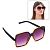 Фото Очки солнцезащитные женские, линзы фиолетовые с градиентом, ширина 14,9см, дужка 13,4см   7673945. Интернет-магазин FOROOM