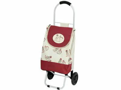 Фото Тележка с сумкой WR3031 "Прогулка", 20 кг, 87*32*28 см Рыжий кот. Интернет-магазин FOROOM