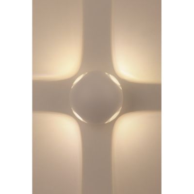 Фото Светильник WL10 WH ЭРА декоративная подсветка светодиодная 4*1Вт IP54 белый (135*130*105). Интернет-магазин FOROOM