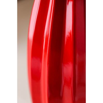 Фото Ваза керамическая "Лина", (h)28см, красная Керамика ручной работы Узор из граней 5572801. Интернет-магазин FOROOM