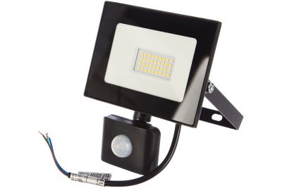 Фото Прожектор LED Ultraflash LFL-5002S C02 черный (с датчиком, 50 Вт, 230В, 6500К). Интернет-магазин FOROOM