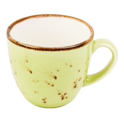 Чашка 80мл кофейная Tulu Porselen Reactive Green LN01KFCT*