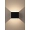 Светильник WL3 BK декоративная подсветка светодиодная 6Вт IP 20 черный (115*110*90) ЭРА